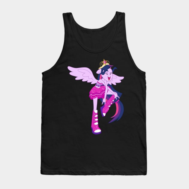 Dancing Twilight Sparkle Tank Top by CloudyGlow